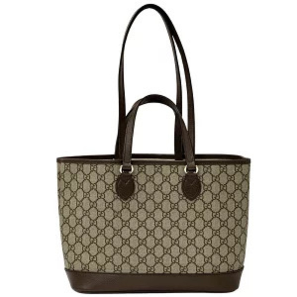Gucci Bag GG Supreme Marmont Tote Brown Handbag Shoulder - Picture 2 of 8